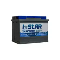 Автомобільний акумулятор I STAR Standard 6СТ-62Ah Аз 600A (EN) 562 72 02