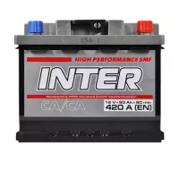 Автомобільний акумулятор INTER high performance 6СТ-50Ah АзЕ 420A inter11
