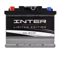 Автомобільний акумулятор INTER limited edition 6СТ-50Ah Аз 480A inter24