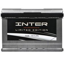 Автомобильный аккумулятор INTER limited edition 6СТ-74Ah Аз 720A inter33