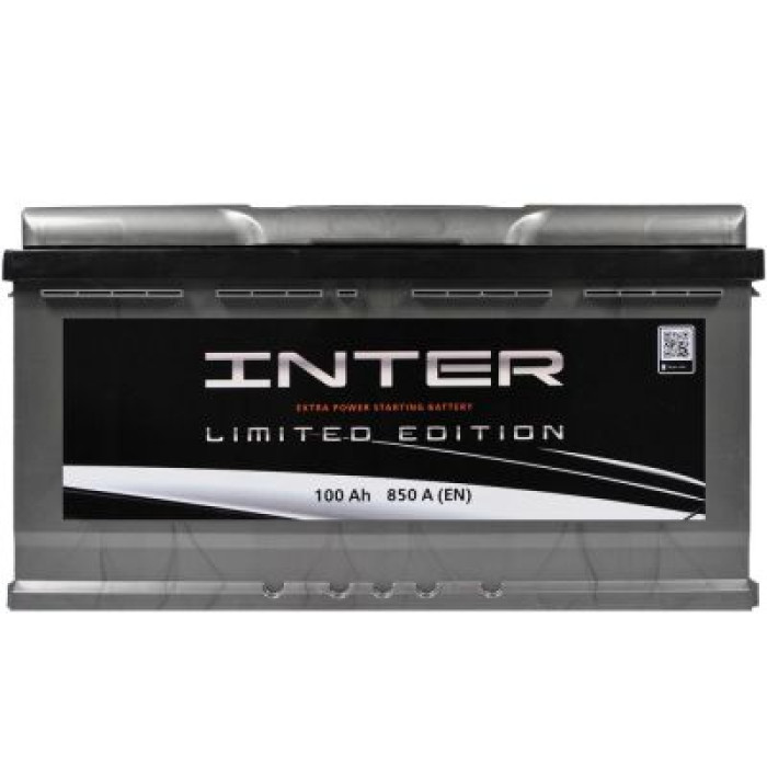 Автомобильный аккумулятор INTER limited edition 6СТ-100Ah АзЕ 850A inter9