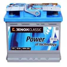 Автомобільний акумулятор JENOX Classic 6СТ-55Ah АзЕ 510A (EN) R050612AC