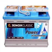 Автомобильный аккумулятор JENOX Classic 6СТ-62Ah АзЕ 540A (EN) R062614AC 2017