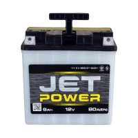 Мото акумулятор JET POWER 6СТ-9Ah АзЕ 12В 80А (EN) Під болт