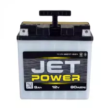 Мото акумулятор JET POWER 6СТ-9Ah АзЕ 12В 80А (EN) Під болт