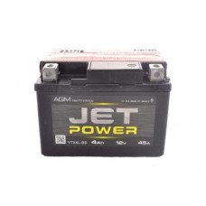 Мото аккумулятор JET POWER AGM 4Ah YTX4L-BS