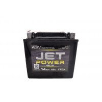 Мото аккумулятор JET POWER 14Ah YTX14L-BS
