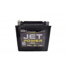 Мото акумулятор JET POWER 14Ah YTX14L-BS