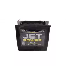 Мото акумулятор JET POWER 14Ah YTX14L-BS