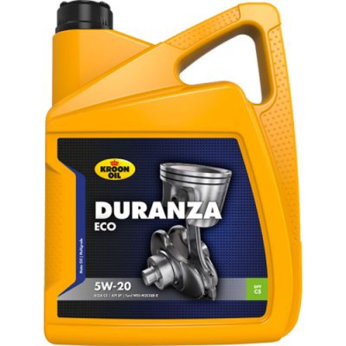 Автомобільна моторна олива KROON OIL DURANZA ECO 5W-20 5л