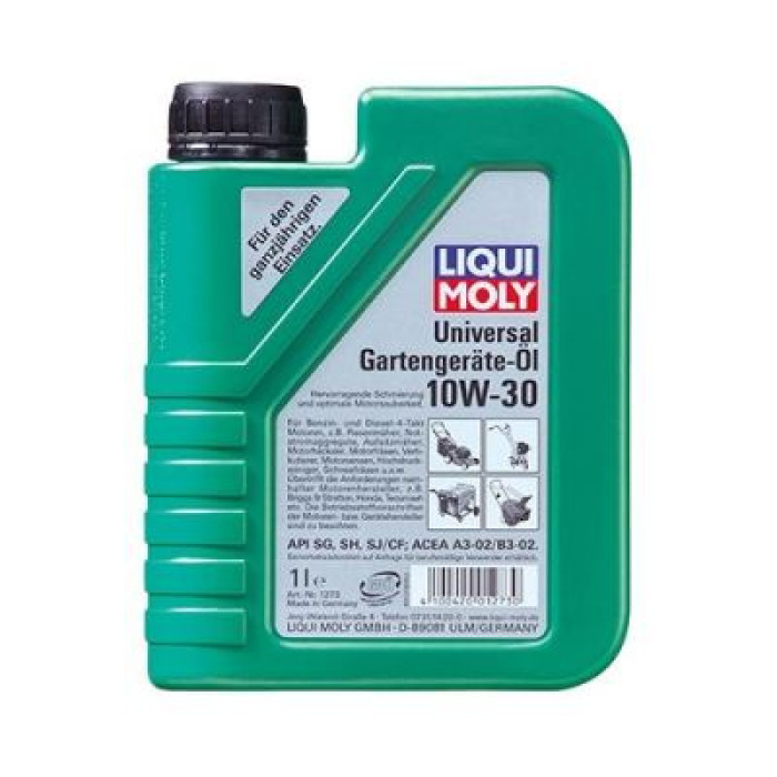 Уніварсальна олива для садової техніки Liqui Moly UNIVERSAL GARTENGERATE-OL 10W-30 1л (1 273)