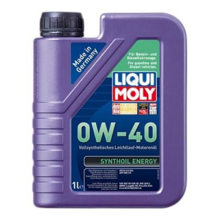 Автомобільна моторна олива Liqui Moly Synthoil Energy 0W-40 1922 1л