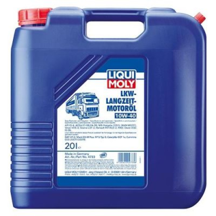 Автомобильное моторное масло Liqui Moly LKW Langzeit-Motoroil 10W-40 4733 20л