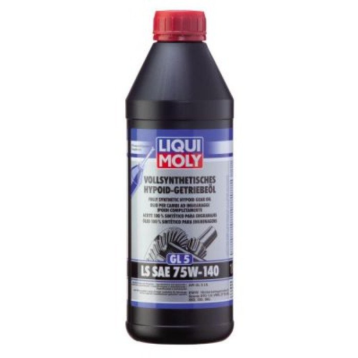 Олива трансмісійнa Liqui Moly Vollsynthetisches Hypoid-Getriebeoil LS 75W-140 GL-5 синтетичне 8038 1л