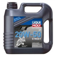 Олива моторна Liqui Moly MOTORBIKE 4T 20W-50 STREET (RACING 4T 20W-50) 4л (1696)