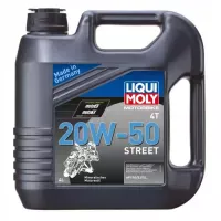 Олива моторна Liqui Moly MOTORBIKE 4T 20W-50 STREET (RACING 4T 20W-50) 4л (1696)