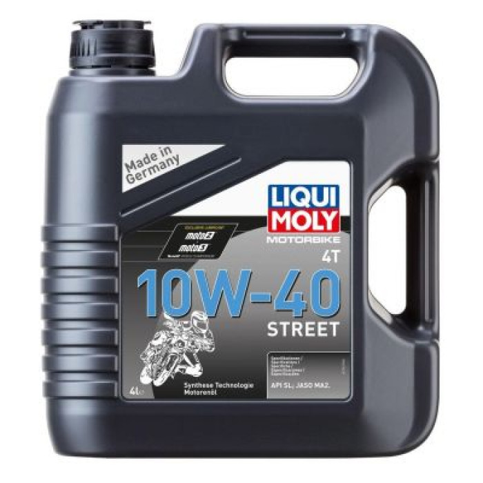 Олива моторна Liqui Moly MOTORBIKE 4T STREET 10W-40 4л (7512)
