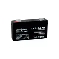 Аккумулятор тяговый Logic Power 1.3Ah 6V LP 6-1.3