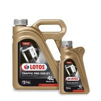 Автомобільна моторна олива Lotos TRAFFIC PRO 5W-40 4л