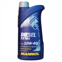Автомобильное моторное масло MANNOL Diesel Extra 10w-40 1л