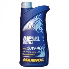 Автомобільна моторна олива MANNOL Diesel Extra 10w-40 1л