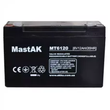 Акумулятор тяговий MastAK AGM 12Ah 6V MT6120