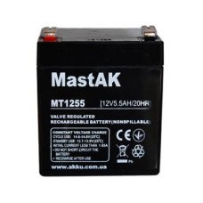 Акумулятор тяговий MastAK AGM 5.5Ah 12V MT1255
