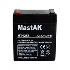 Акумулятор тяговий MastAK AGM 5.5Ah 12V MT1255