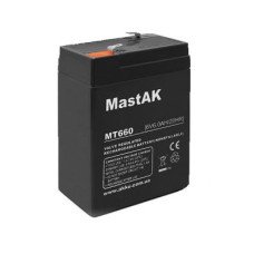 Аккумулятор тяговый MastAK AGM 6Ah 6V MT660