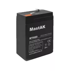 Акумулятор тяговий MastAK AGM 6Ah 6V MT660