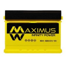 Автомобільний акумулятор MAXIMUS MF (L2B) 60Ah 620A R+ (h=175) 5602840
