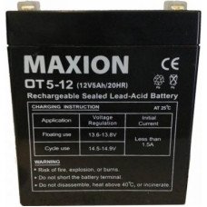 Аккумулятор тяговый MAXION 5Ah 12V OT 5-12
