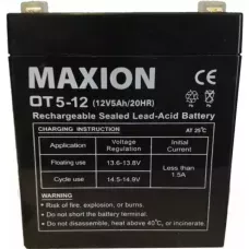 Аккумулятор тяговый MAXION 5Ah 12V OT 5-12