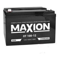 Аккумулятор тяговый MAXION AGM 100Ah 12V OT 100-12