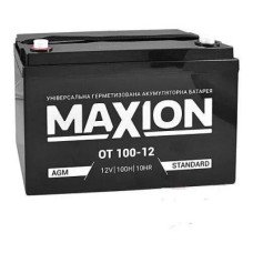 Аккумулятор тяговый MAXION AGM 100Ah 12V OT 100-12
