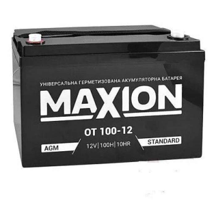 Аккумулятор тяговый MAXION AGM 100Ah 12V OT 100-12