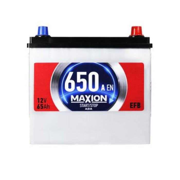 Автомобільний акумулятор MAXION EFB SMF Asia (D23) 65Ah 650A R+ 5632049