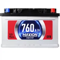 Автомобільний акумулятор MAXION EFB SMF (L3B) 75Ah 760A R+ (h=175) 5722096