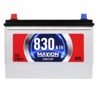 Автомобільний акумулятор MAXION EFB SMF Asia (N70) 100Ah 830A L+ 5902319