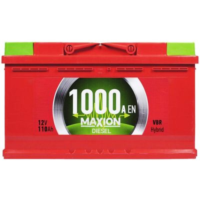 Автомобильный аккумулятор MAXION Diesel MF (L5) 110Ah 1000A R+ 6002324