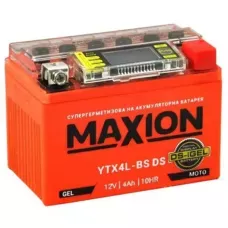 Мото аккумулятор MAXION 6СТ-3Ah АзЕ 12В 70А (EN) YTX4L-BS