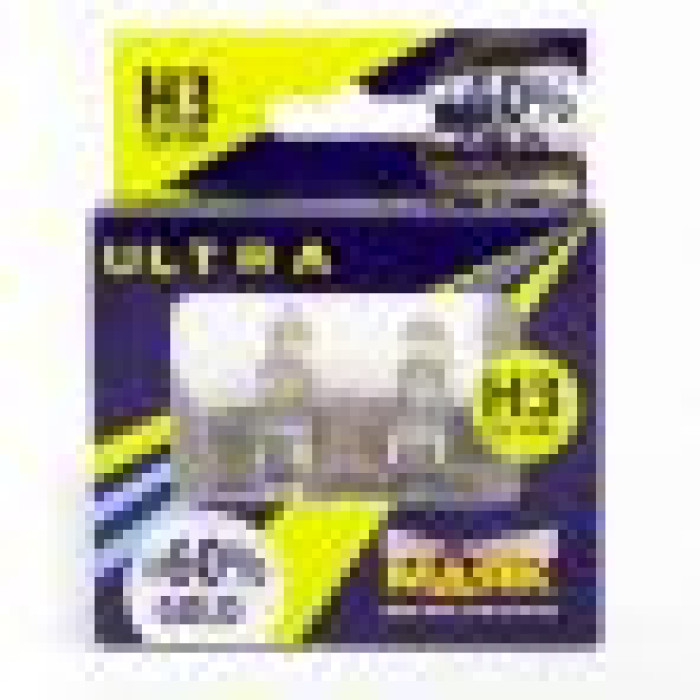 Автолампа МАЯК Ultra Gold +60% комплект (PK22s, H3, 12V, 55W) MK 82320G+60