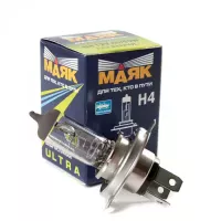 Автолампа МАЯК Ultra (P43t, H4, 12V, 60/55W) MK 82420UL