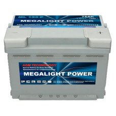 Акумулятор тяговий стаціонарний Megalight AGM 75Ah АзЕ12V Megalight 75
