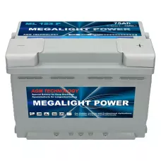 Акумулятор тяговий стаціонарний Megalight AGM 75Ah АзЕ12V Megalight 75