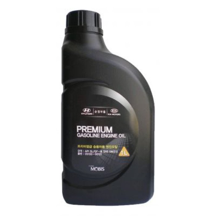 Автомобильное моторное масло MOBIS Hyundai/KIA Premium Gasoline Engine Oil 5W-20 1л 05100-00121
