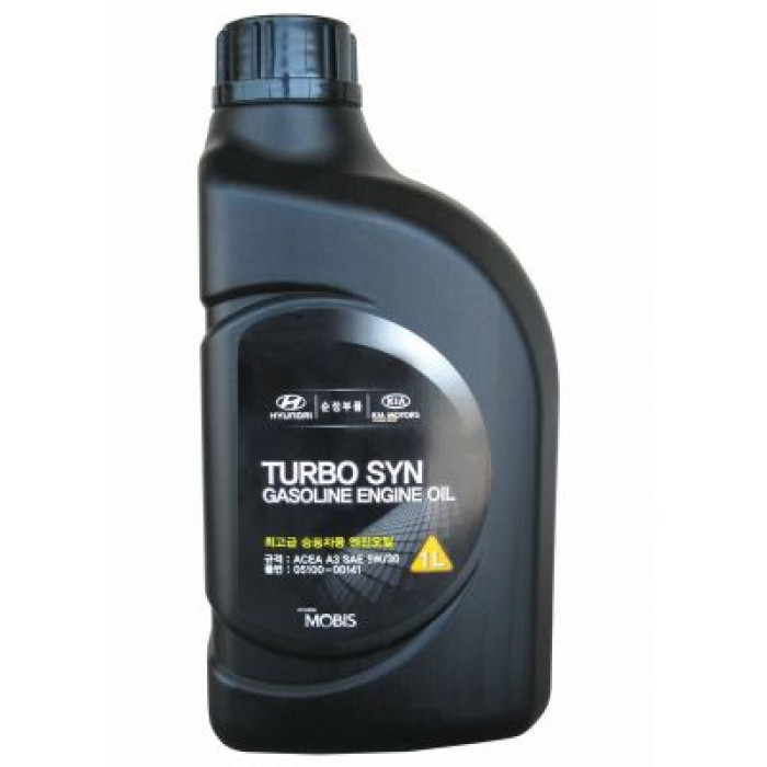 Автомобільна моторна олива MOBIS Hyundai / KIA Turbo SYN Gasoline Engine Oil 5W-30 1л 05100-00141