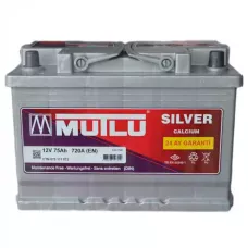 Автомобильный аккумулятор Mutlu Silver 6СТ-75Ah Аз 720A (EN)