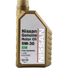 Автомобильное моторное масло NISSAN Genuine Motor Oil SM 5W-30 1л KLAL605301