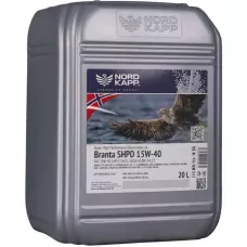 Автомобильное моторное масло NORDKAPP BRANTA SHPD 15W-40 20л nk0465
